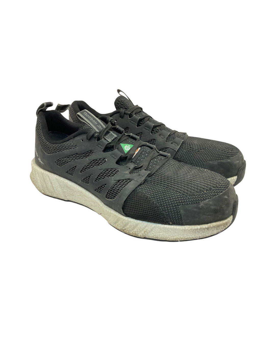 Reebok Work Men’s Fusion Flexweave CT Work Shoes IB4311 Black/White Size 9W